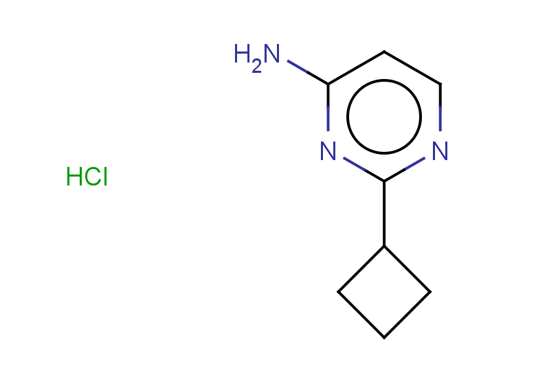 2-cyclobutylpyrimidin-4-amine hydrochloride
