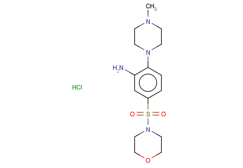 2-(4-methylpiperazin-1-yl)-5-(morpholine-4-sulfonyl)aniline hydrochloride