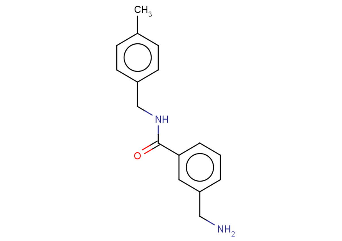 3-(aminomethyl)-N-[(4-methylphenyl)methyl]benzamide