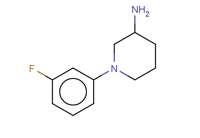 1-(3-fluorophenyl)piperidin-3-amine