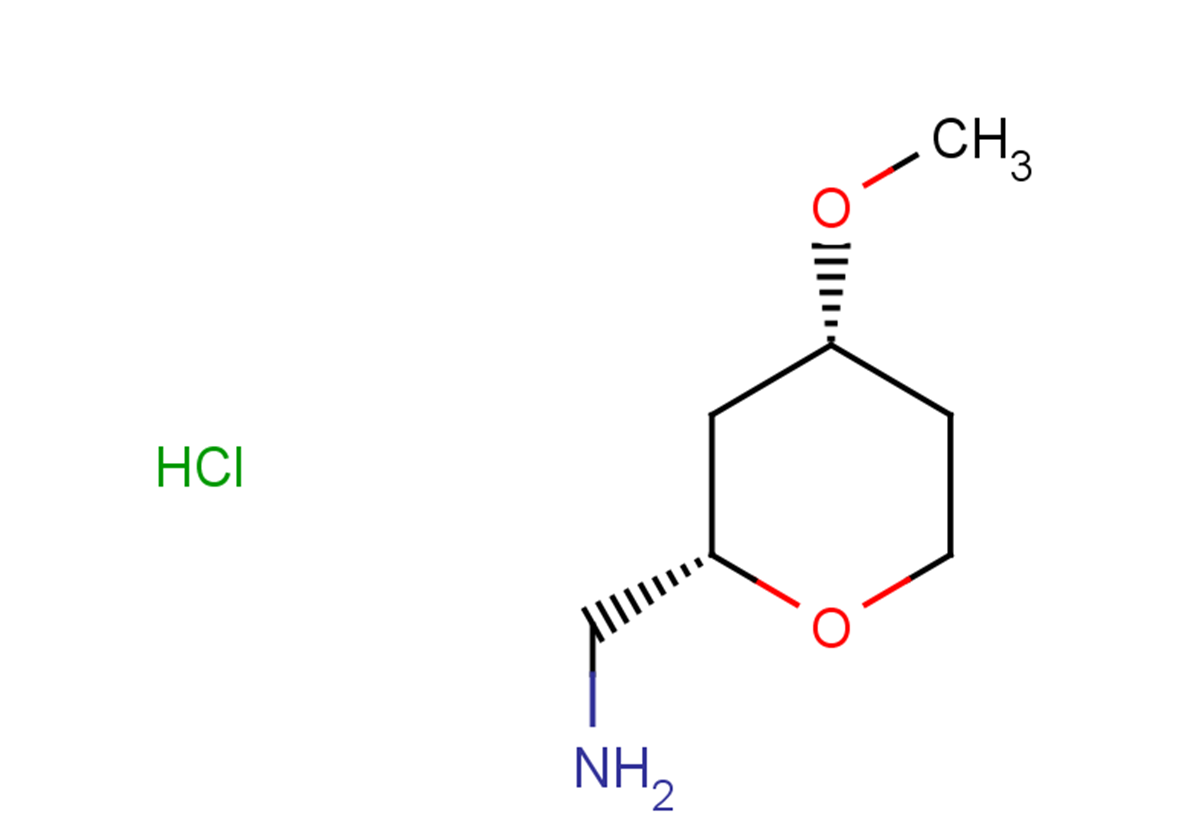 rac-[(2R,4S)-4-methoxyoxan-2-yl]methanamine hydrochloride, cis