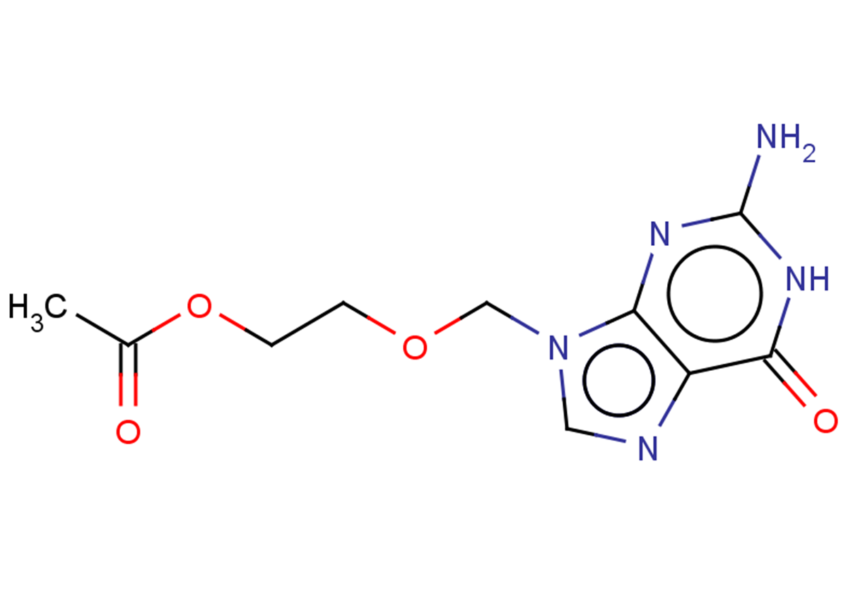 2-[(2-amino-6-oxo-6,9-dihydro-1H-purin-9-yl)methoxy]ethyl acetate