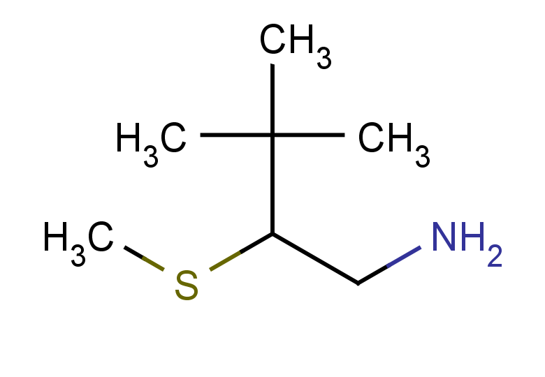 3,3-dimethyl-2-(methylsulfanyl)butan-1-amine