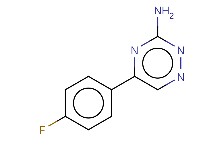 5-(4-fluorophenyl)-1,2,4-triazin-3-amine