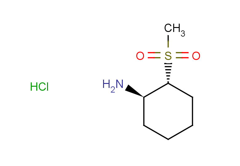 rac-(1R,2R)-2-methanesulfonylcyclohexan-1-amine hydrochloride, trans