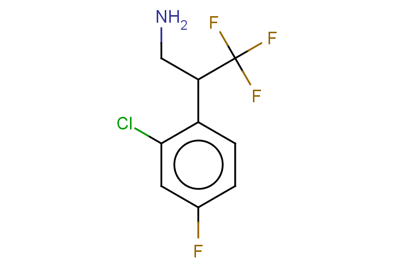 2-(2-chloro-4-fluorophenyl)-3,3,3-trifluoropropan-1-amine