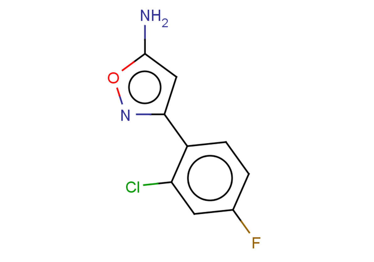 3-(2-chloro-4-fluorophenyl)-1,2-oxazol-5-amine