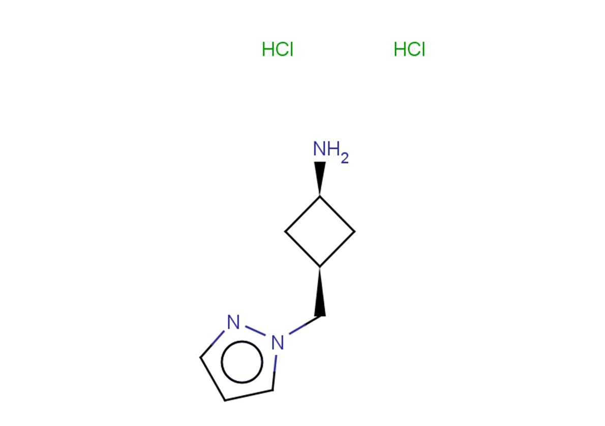 (1s,3s)-3-[(1H-pyrazol-1-yl)methyl]cyclobutan-1-amine dihydrochloride