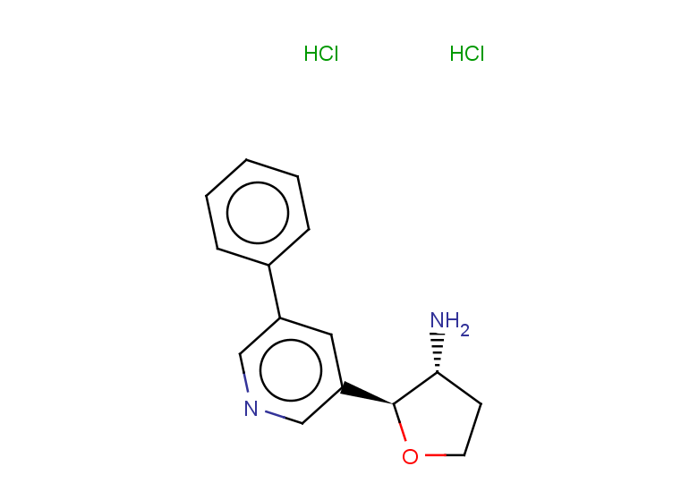 rac-(2R,3S)-2-(5-phenylpyridin-3-yl)oxolan-3-amine dihydrochloride, trans