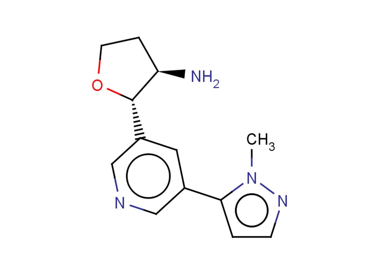 rac-(2R,3S)-2-[5-(1-methyl-1H-pyrazol-5-yl)pyridin-3-yl]oxolan-3-amine