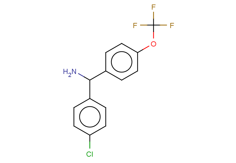 (4-chlorophenyl)[4-(trifluoromethoxy)phenyl]methanamine