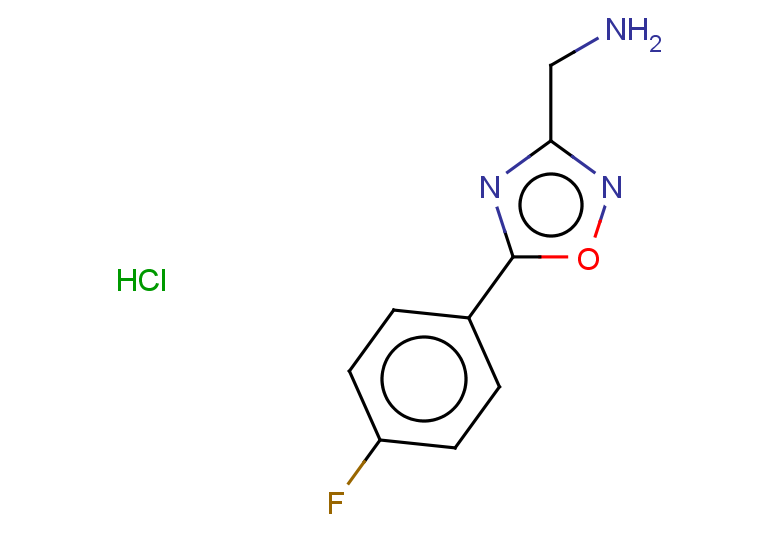1-[5-(4-fluorophenyl)-1,2,4-oxadiazol-3-yl]methanamine hydrochloride