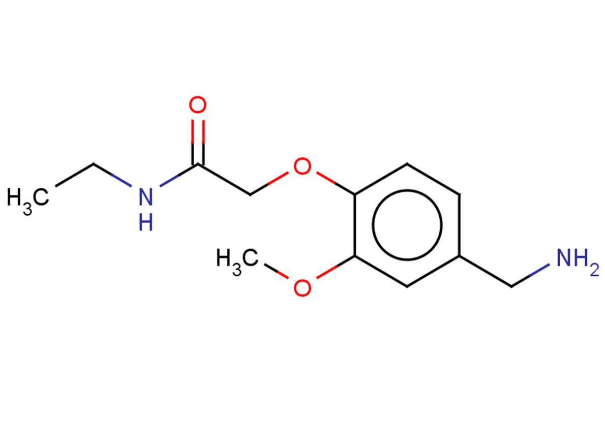2-[4-(aminomethyl)-2-methoxyphenoxy]-N-ethylacetamide
