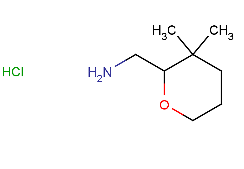 (3,3-dimethyloxan-2-yl)methanamine hydrochloride