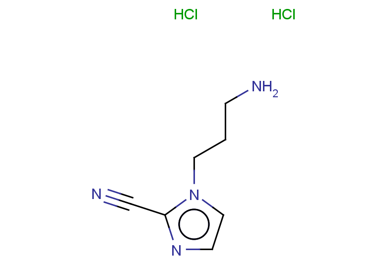 1-(3-aminopropyl)-1H-imidazole-2-carbonitrile dihydrochloride