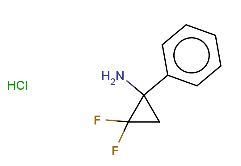 2,2-difluoro-1-phenylcyclopropan-1-amine hydrochloride