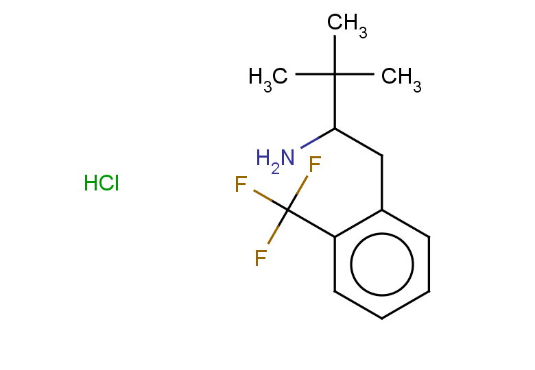 3,3-dimethyl-1-[2-(trifluoromethyl)phenyl]butan-2-amine hydrochloride