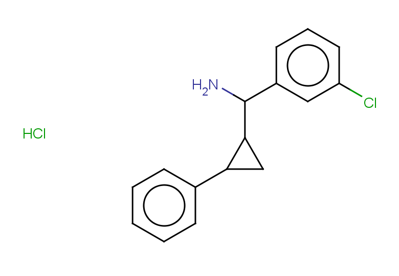 (3-chlorophenyl)(2-phenylcyclopropyl)methanamine hydrochloride, Mixture of diastereomers