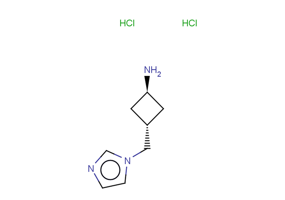 rel-(1r,3r)-3-[(1H-imidazol-1-yl)methyl]cyclobutan-1-amine dihydrochloride