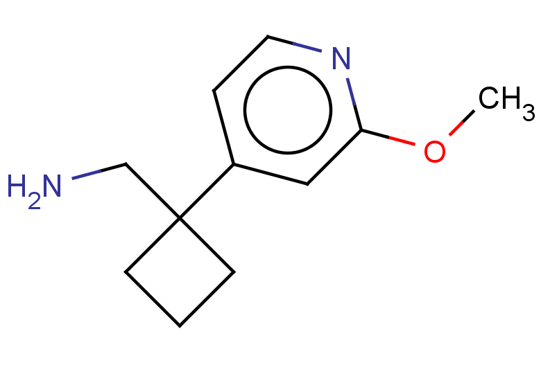 1-[1-(2-methoxypyridin-4-yl)cyclobutyl]methanamine