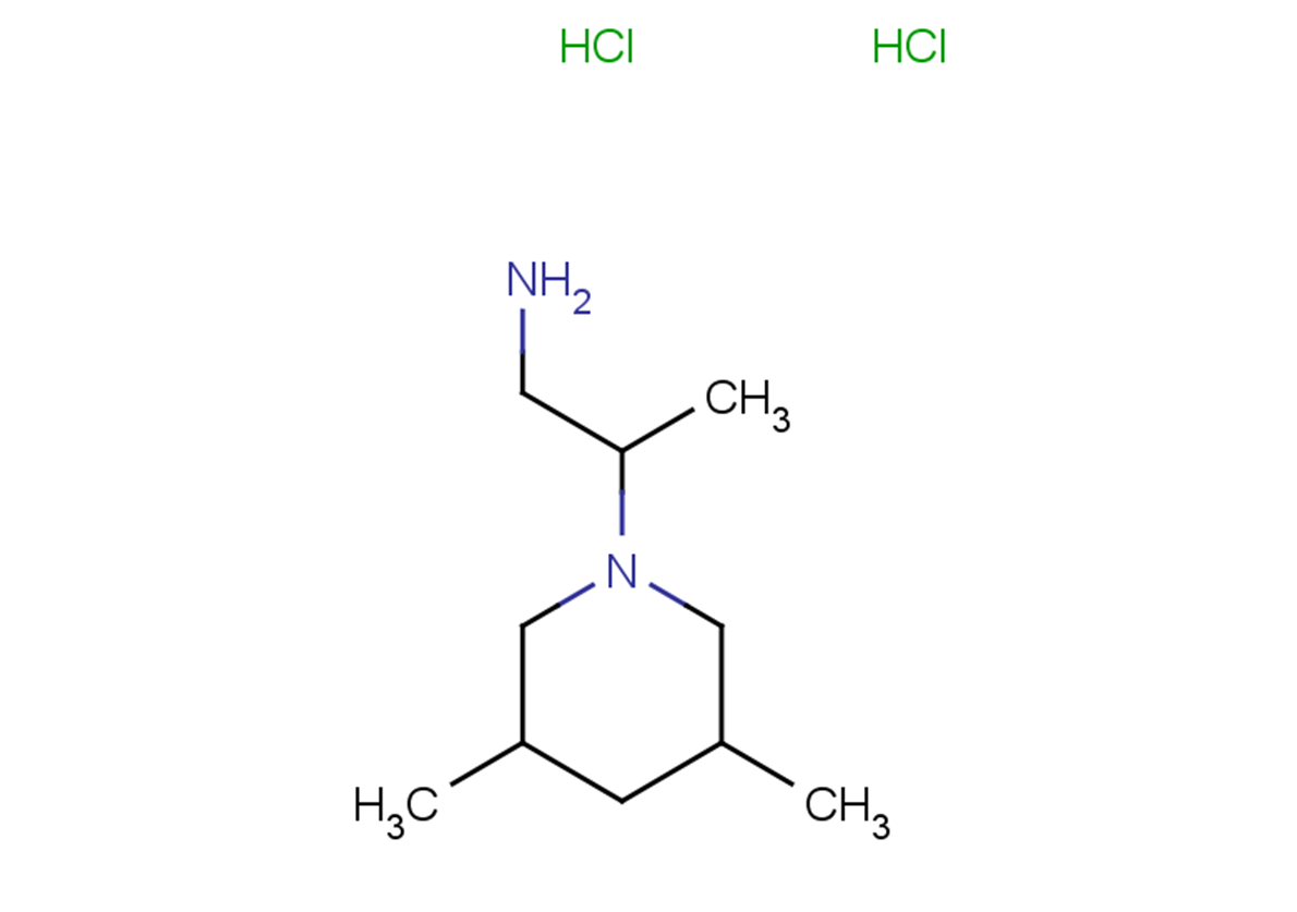 2-(3,5-dimethylpiperidin-1-yl)propan-1-amine dihydrochloride