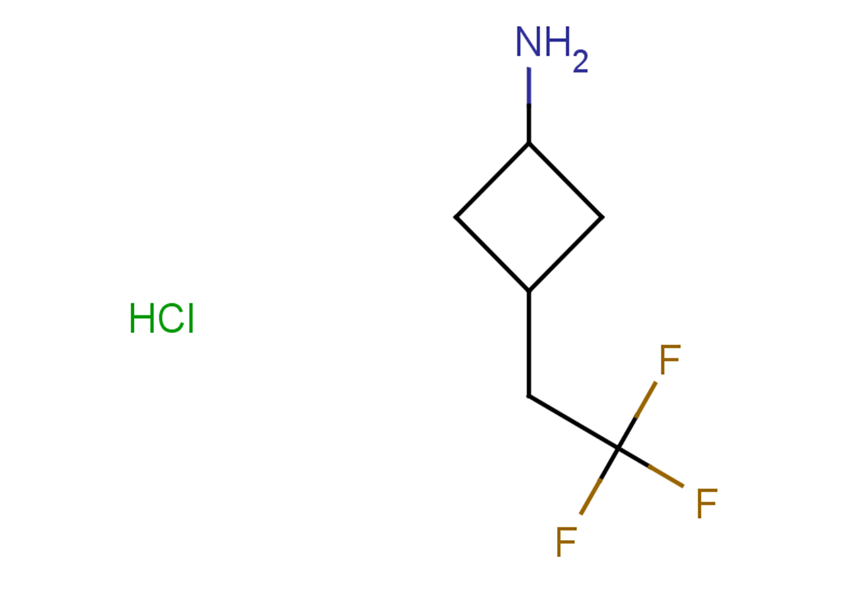 3-(2,2,2-trifluoroethyl)cyclobutan-1-amine hydrochloride, Mixture of diastereomers