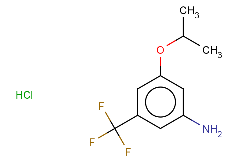 3-(propan-2-yloxy)-5-(trifluoromethyl)aniline hydrochloride