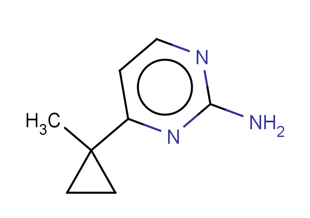 4-(1-methylcyclopropyl)pyrimidin-2-amine