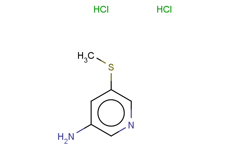 5-(methylsulfanyl)pyridin-3-amine dihydrochloride