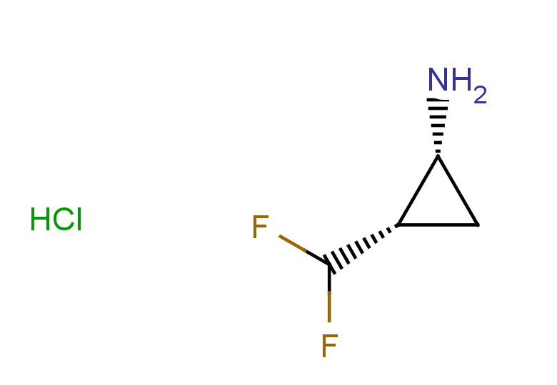 rac-(1R,2S)-2-(difluoromethyl)cyclopropan-1-amine hydrochloride, cis