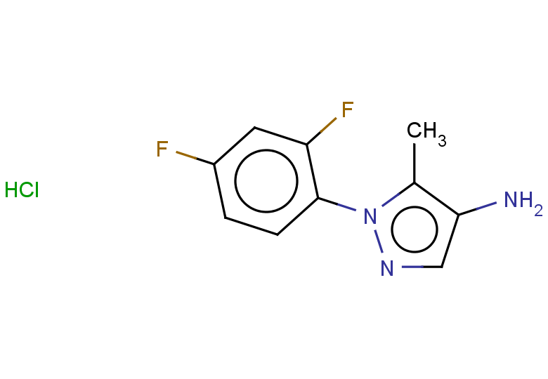 1-(2,4-difluorophenyl)-5-methyl-1H-pyrazol-4-amine hydrochloride