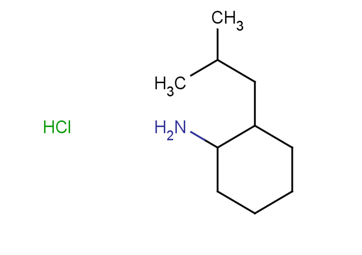 2-(2-methylpropyl)cyclohexan-1-amine hydrochloride, Mixture of diastereomers