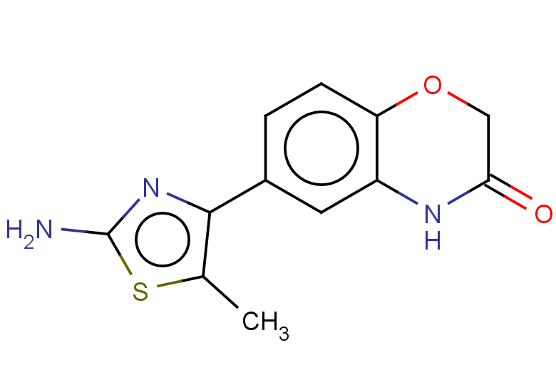 6-(2-amino-5-methyl-1,3-thiazol-4-yl)-3,4-dihydro-2H-1,4-benzoxazin-3-one