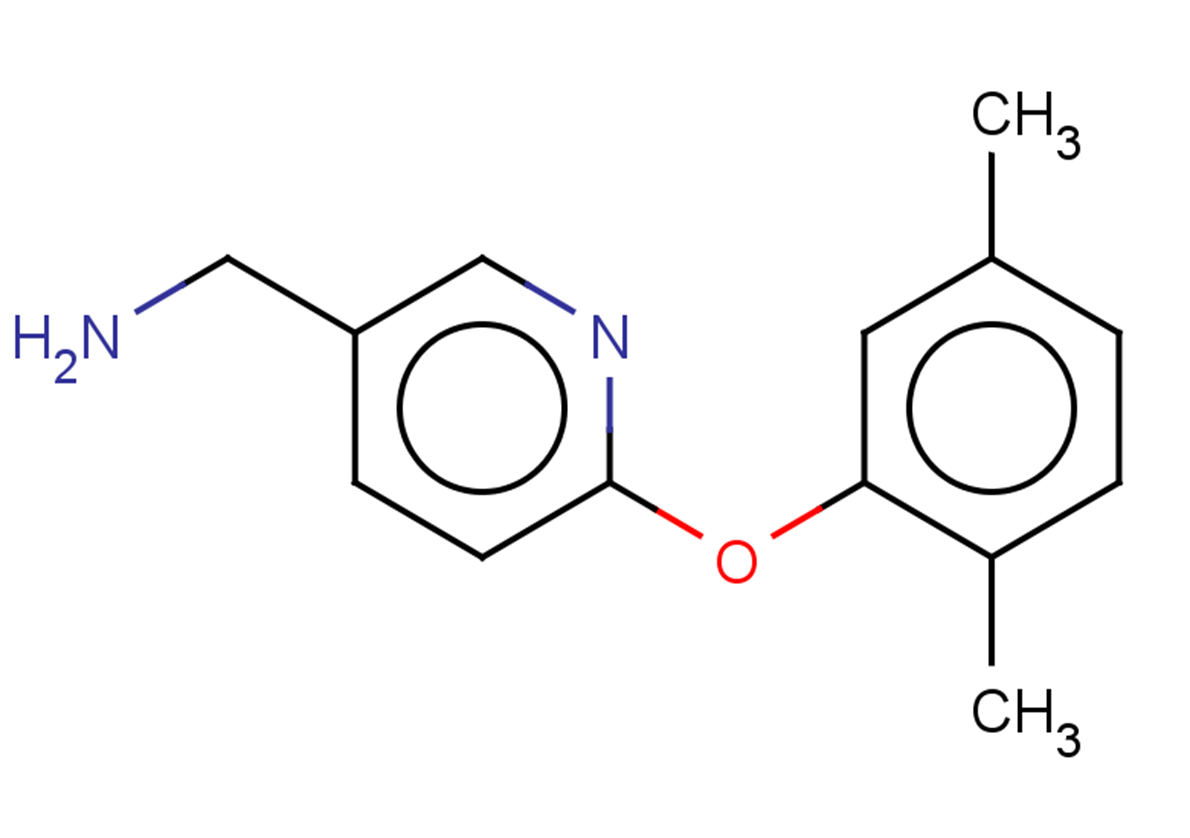 1-[6-(2,5-dimethylphenoxy)pyridin-3-yl]methanamine