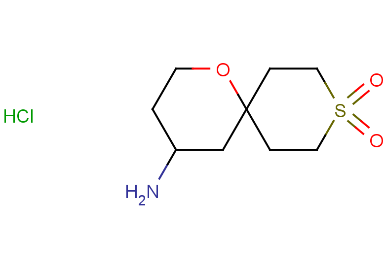 4-amino-1-oxa-9lambda6-thiaspiro[5.5]undecane-9,9-dione hydrochloride