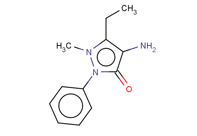 4-amino-5-ethyl-1-methyl-2-phenyl-2,3-dihydro-1H-pyrazol-3-one