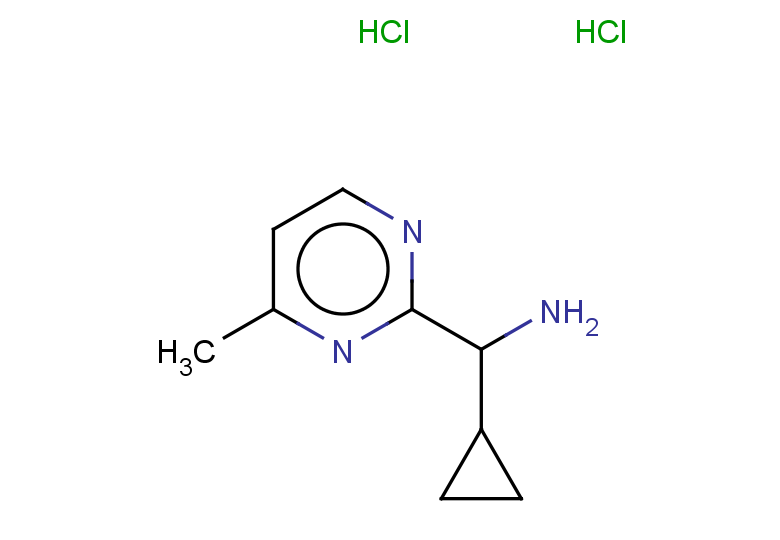 cyclopropyl(4-methylpyrimidin-2-yl)methanamine dihydrochloride