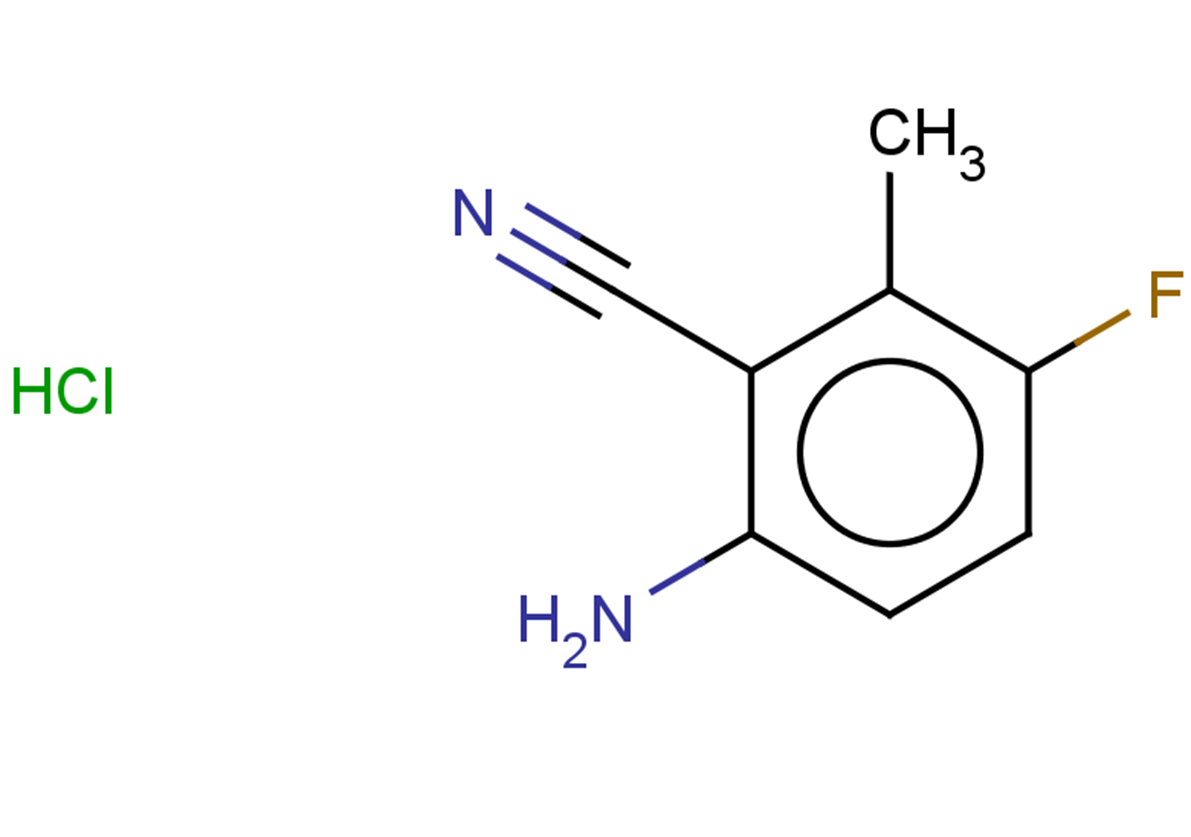6-amino-3-fluoro-2-methylbenzonitrile hydrochloride
