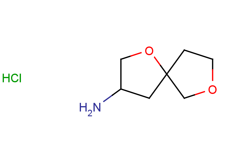 1,7-dioxaspiro[4.4]nonan-3-amine hydrochloride, Mixture of diastereomers