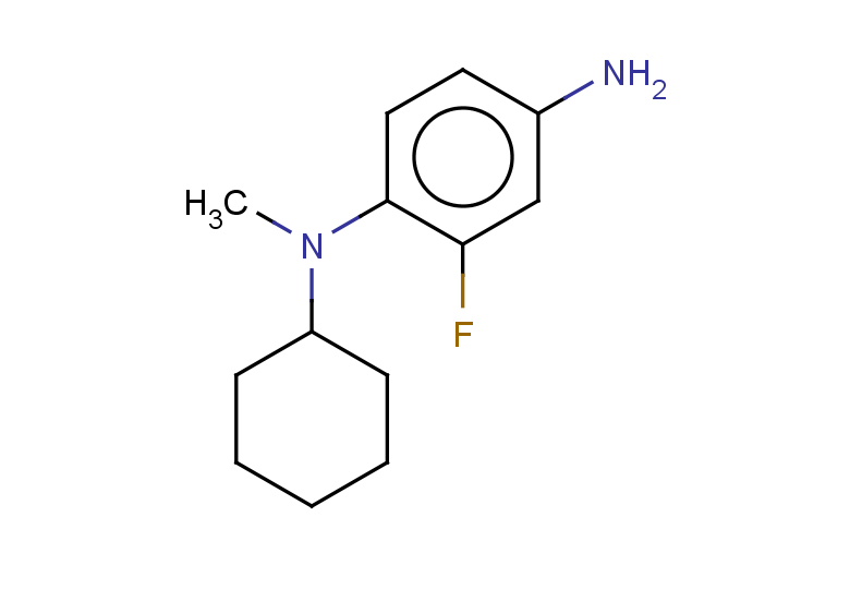 1-N-cyclohexyl-2-fluoro-1-N-methylbenzene-1,4-diamine