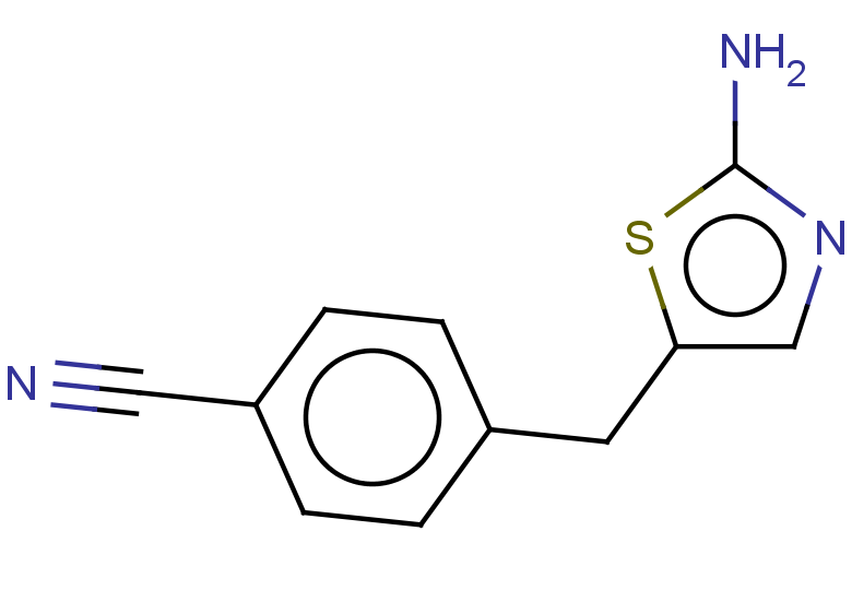 4-[(2-amino-1,3-thiazol-5-yl)methyl]benzonitrile