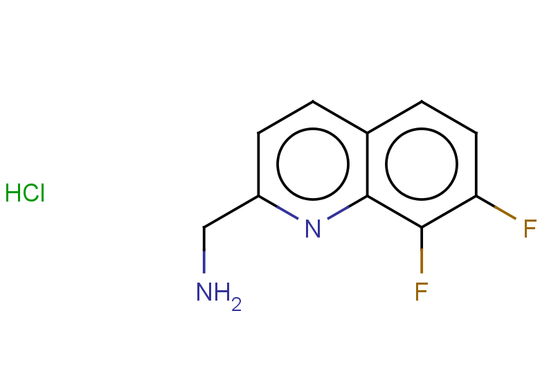(7,8-difluoroquinolin-2-yl)methanamine hydrochloride
