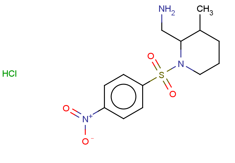 [3-methyl-1-(4-nitrobenzenesulfonyl)piperidin-2-yl]methanamine hydrochloride