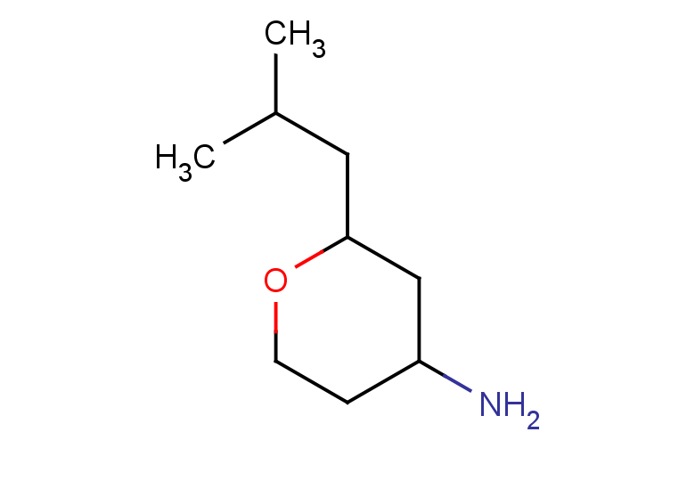 2-(2-methylpropyl)oxan-4-amine