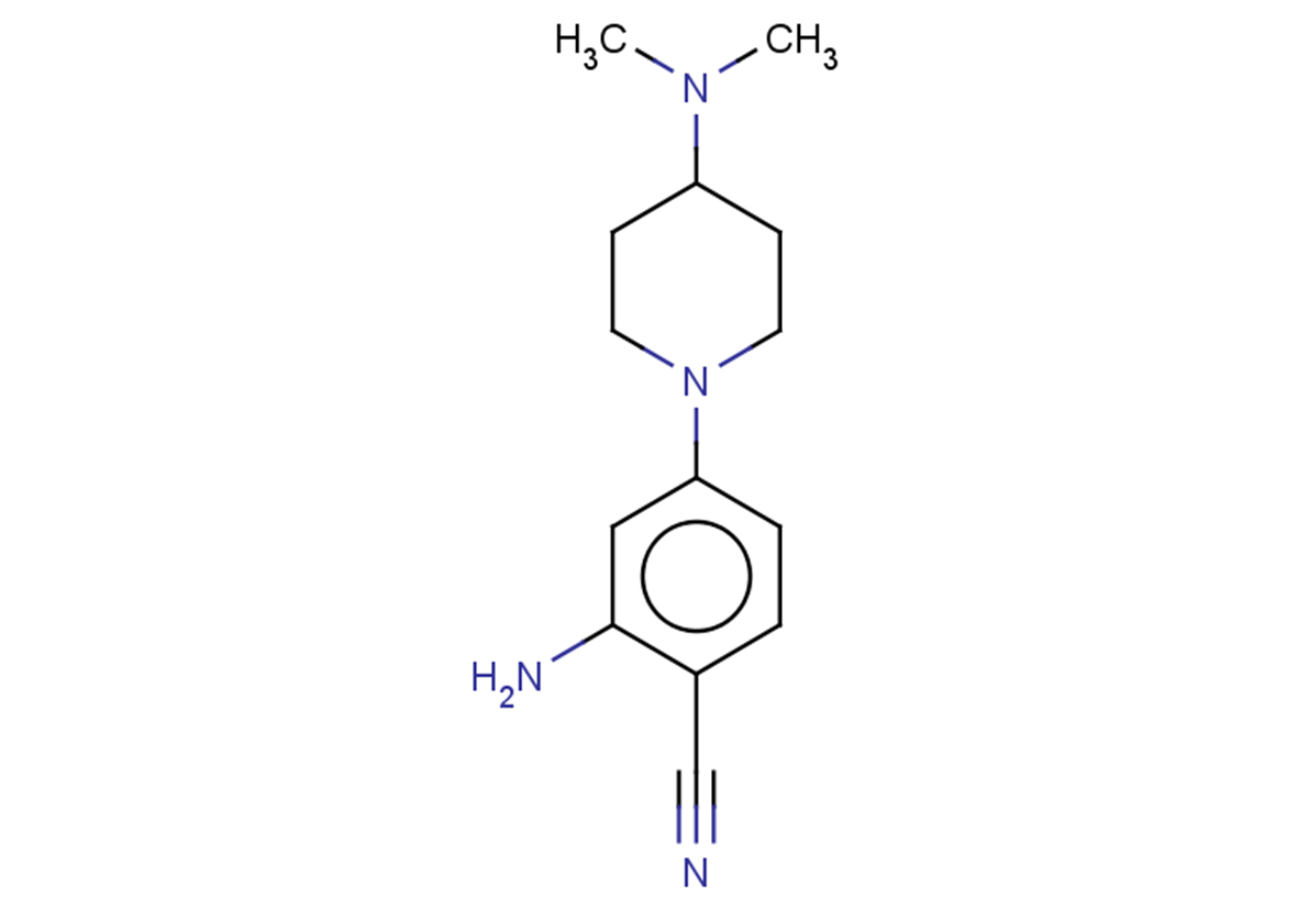 2-amino-4-[4-(dimethylamino)piperidin-1-yl]benzonitrile