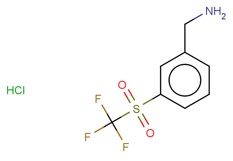 (3-trifluoromethanesulfonylphenyl)methanamine hydrochloride