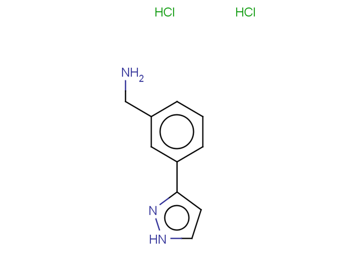[3-(1H-pyrazol-3-yl)phenyl]methanamine dihydrochloride