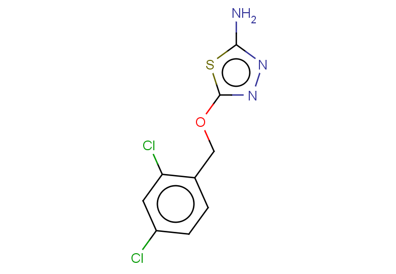5-[(2,4-dichlorophenyl)methoxy]-1,3,4-thiadiazol-2-amine