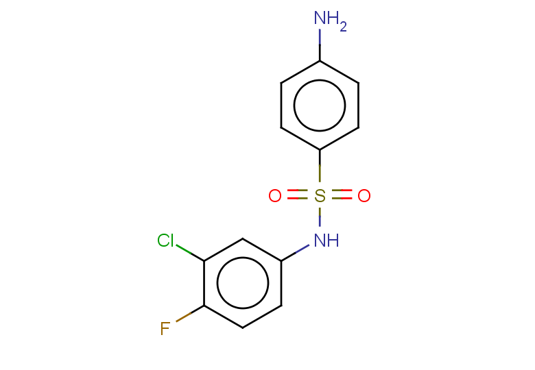 4-amino-N-(3-chloro-4-fluorophenyl)benzene-1-sulfonamide