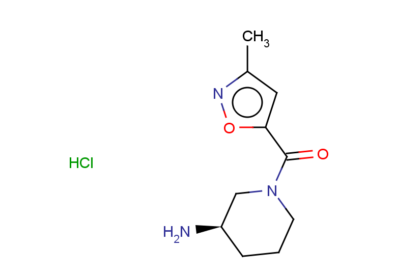 (3R)-1-(3-methyl-1,2-oxazole-5-carbonyl)piperidin-3-amine hydrochloride